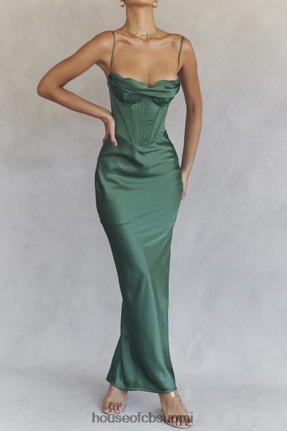 House of CB charmaine forest korsetti maxi mekko Z000Z394 vaatetus