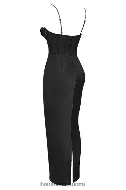 House of CB charmaine musta korsetti maxi mekko Z000Z474 vaatetus