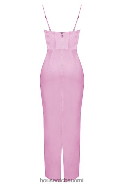 House of CB charmaine pink korsetti maxi mekko Z000Z379 vaatetus