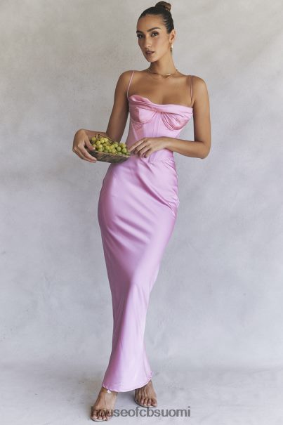 House of CB charmaine pink korsetti maxi mekko Z000Z379 vaatetus