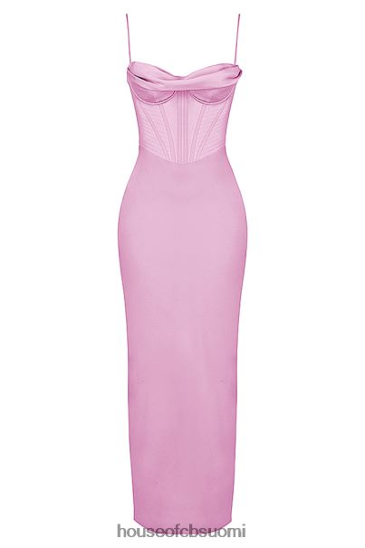 House of CB charmaine pink korsetti maxi mekko Z000Z379 vaatetus