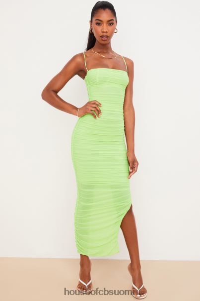 House of CB fornarina lime organza verkkomaksimekko Z000Z544 vaatetus