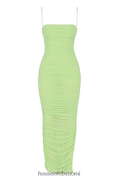 House of CB fornarina lime organza verkkomaksimekko Z000Z544 vaatetus