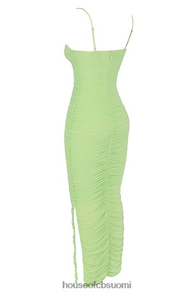 House of CB fornarina lime organza verkkomaksimekko Z000Z544 vaatetus