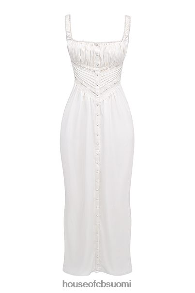 House of CB illiana ivory aitoa silkkiä maksimekko Z000Z222 vaatetus