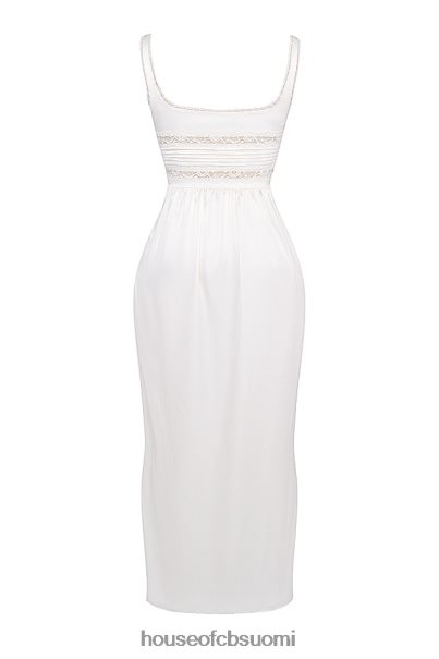 House of CB illiana ivory aitoa silkkiä maksimekko Z000Z222 vaatetus