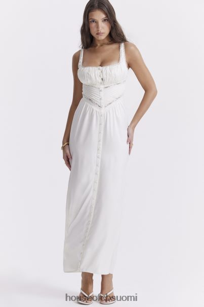 House of CB illiana ivory aitoa silkkiä maksimekko Z000Z222 vaatetus