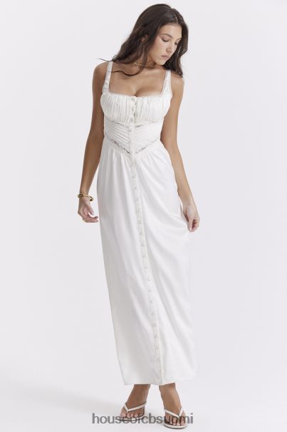 House of CB illiana ivory aitoa silkkiä maksimekko Z000Z222 vaatetus