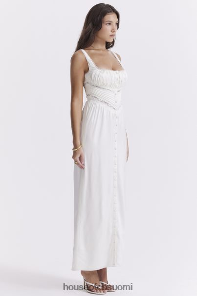 House of CB illiana ivory aitoa silkkiä maksimekko Z000Z222 vaatetus