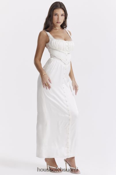 House of CB illiana ivory aitoa silkkiä maksimekko Z000Z222 vaatetus