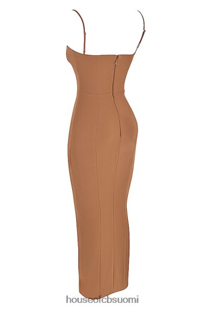 House of CB jaida toast korsetti maxi mekko Z000Z446 vaatetus