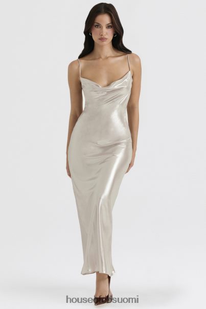 House of CB leia samppanja shimmer alaselkäinen maximekko Z000Z375 vaatetus