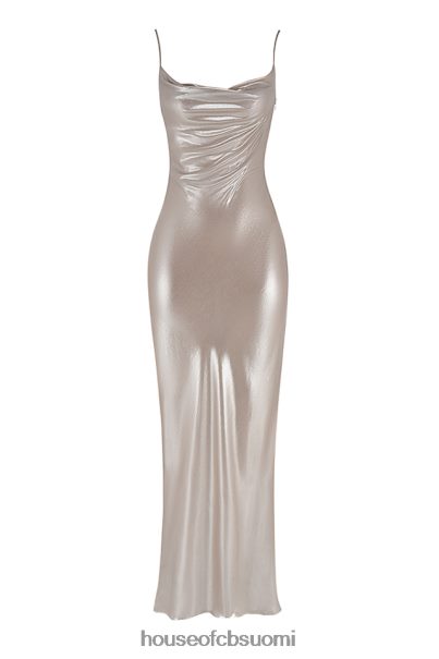 House of CB leia samppanja shimmer alaselkäinen maximekko Z000Z375 vaatetus