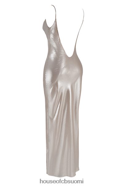 House of CB leia samppanja shimmer alaselkäinen maximekko Z000Z375 vaatetus