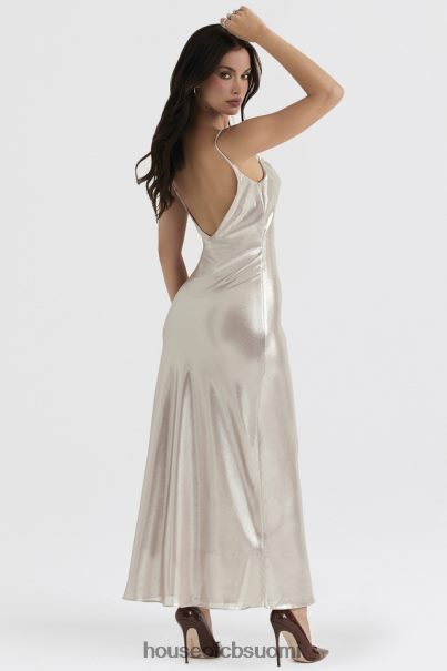 House of CB leia samppanja shimmer alaselkäinen maximekko Z000Z375 vaatetus