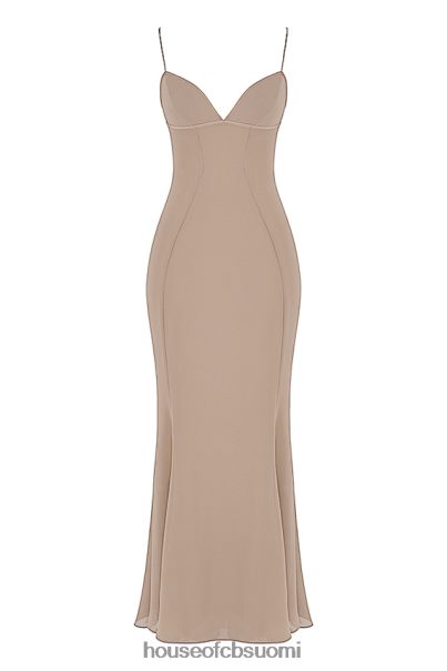 House of CB loren latte korsetti maxi mekko Z000Z454 vaatetus