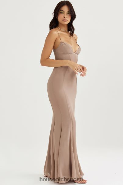 House of CB loren latte korsetti maxi mekko Z000Z454 vaatetus