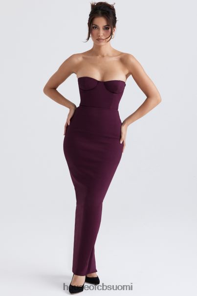 House of CB lucia grape olkaimeton korsetti maxi mekko Z000Z342 vaatetus