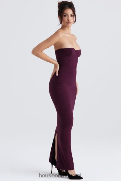 House of CB lucia grape olkaimeton korsetti maxi mekko Z000Z342 vaatetus