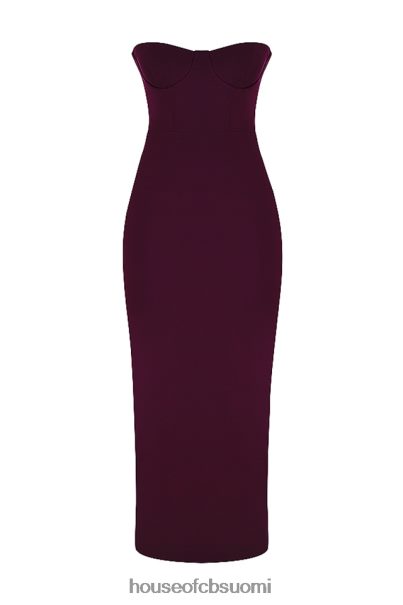 House of CB lucia grape olkaimeton korsetti maxi mekko Z000Z342 vaatetus