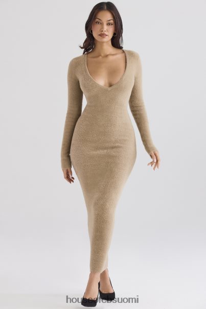 House of CB lucille camel fuzzy maxi mekko Z000Z312 vaatetus