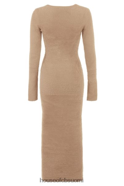 House of CB lucille camel fuzzy maxi mekko Z000Z312 vaatetus