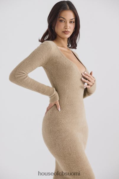House of CB lucille camel fuzzy maxi mekko Z000Z312 vaatetus