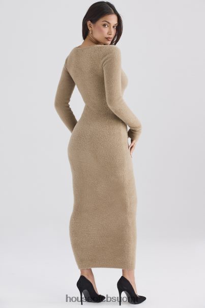 House of CB lucille camel fuzzy maxi mekko Z000Z312 vaatetus