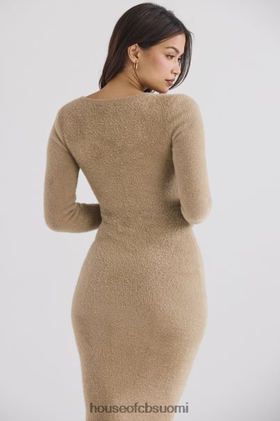House of CB lucille camel fuzzy maxi mekko Z000Z312 vaatetus