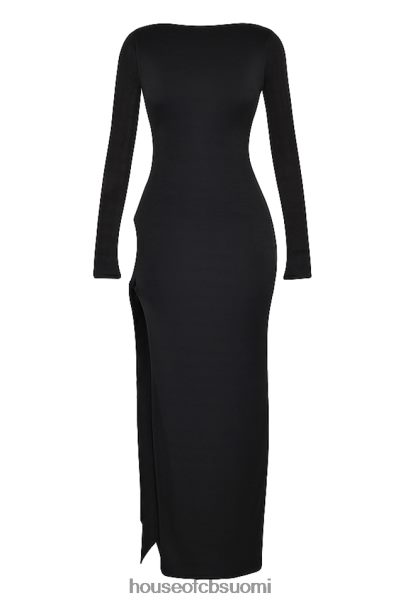 House of CB marella musta leikkaus maxi mekko Z000Z281 vaatetus
