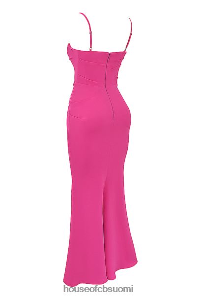 House of CB milena hot pink korsetti maxi mekko Z000Z181 vaatetus