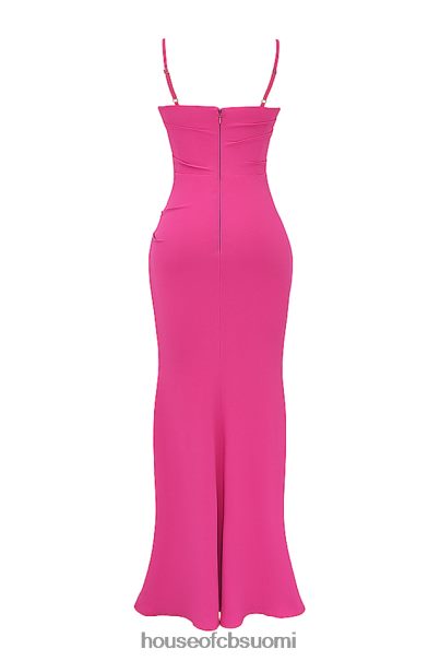 House of CB milena hot pink korsetti maxi mekko Z000Z181 vaatetus