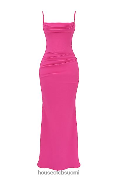 House of CB milena hot pink korsetti maxi mekko Z000Z181 vaatetus