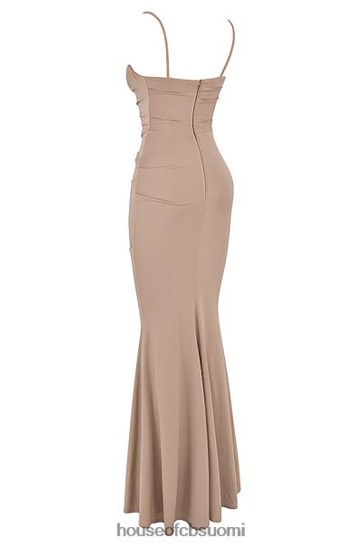 House of CB milena manteli jersey korsetti maxi mekko Z000Z462 vaatetus