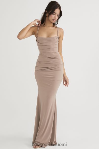 House of CB milena manteli jersey korsetti maxi mekko Z000Z462 vaatetus