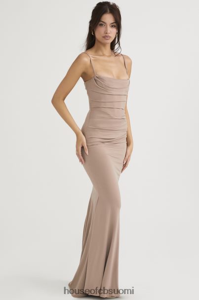House of CB milena manteli jersey korsetti maxi mekko Z000Z462 vaatetus