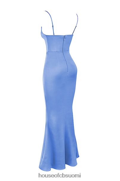 House of CB olivette periwinkle satiini korsetti maxi mekko Z000Z397 vaatetus