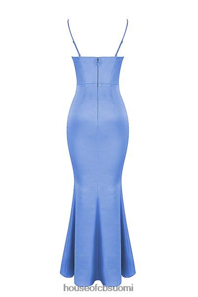 House of CB olivette periwinkle satiini korsetti maxi mekko Z000Z397 vaatetus