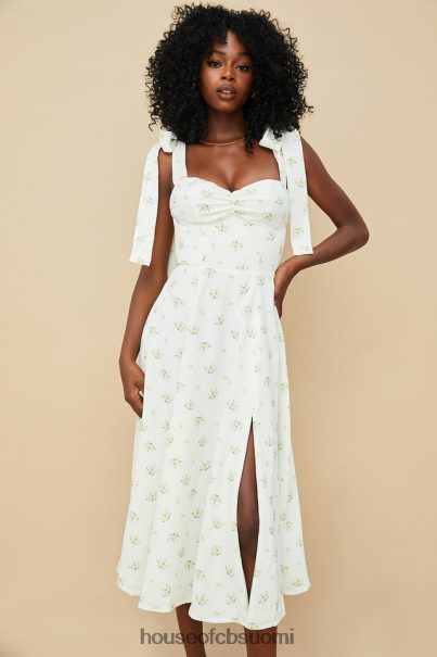 House of CB Alicia ivory kukkainen midi sundress Z000Z553 vaatetus