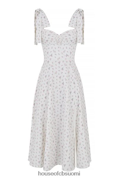 House of CB Alicia valkoinen kukka midi sundress Z000Z565 vaatetus