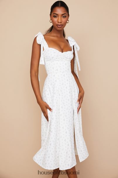 House of CB Alicia valkoinen kukka midi sundress Z000Z565 vaatetus