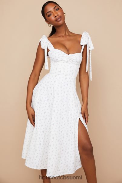 House of CB Alicia valkoinen kukka midi sundress Z000Z565 vaatetus