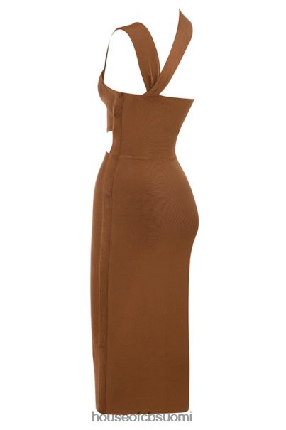 House of CB aina tan cut out bandage midi-mekko Z000Z598 vaatetus