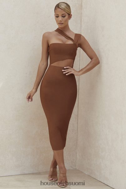 House of CB aina tan cut out bandage midi-mekko Z000Z598 vaatetus