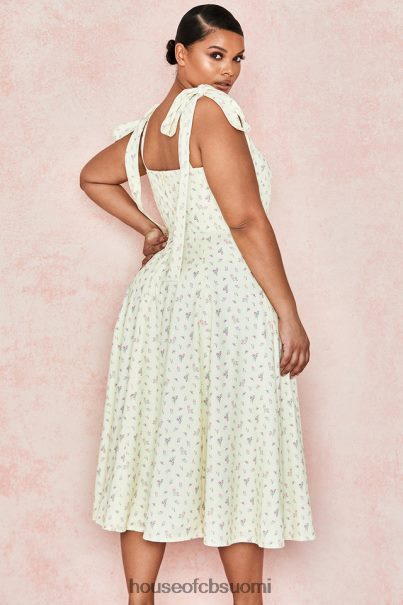 House of CB alicia sitruuna kukkaprintti midi sundress Z000Z612 vaatetus
