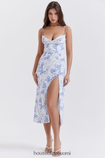 House of CB charlotte blue print korsetti midi mekko Z000Z268 vaatetus