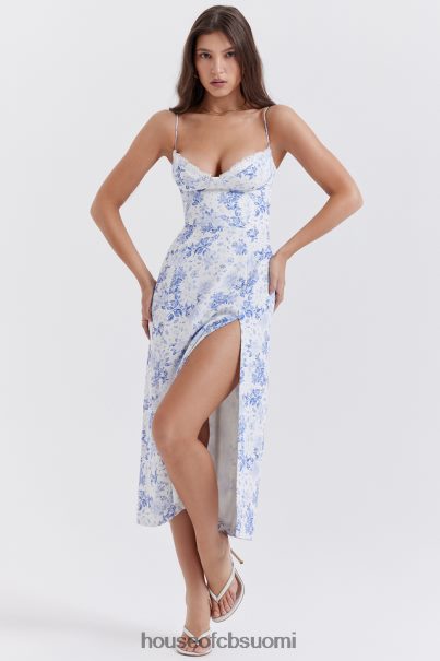 House of CB charlotte blue print korsetti midi mekko Z000Z268 vaatetus