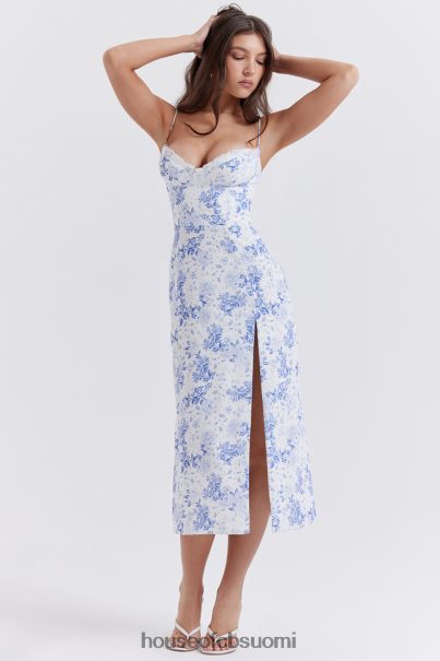 House of CB charlotte blue print korsetti midi mekko Z000Z268 vaatetus
