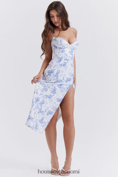 House of CB charlotte blue print korsetti midi mekko Z000Z268 vaatetus