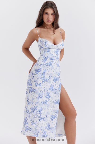 House of CB charlotte blue print korsetti midi mekko Z000Z268 vaatetus